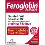 VITABIOTICS Feroglobin Gentle Iron, Folic Acid, B12 Slow Release