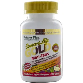 NATURE'S PLUS Source OF Life Gold Mini-180 Tablets