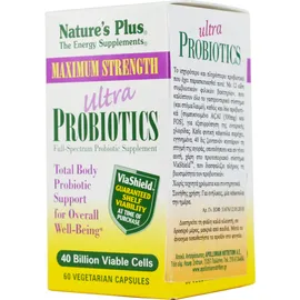 NATURE'S PLUS Ultra Probiotics Maximum Strength 60 Vcaps