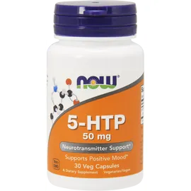 Now Foods 5-HTP 50 mg 30 Veget.caps