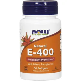 Now Foods E400 With Mixed Tocopherols 50 Softgels