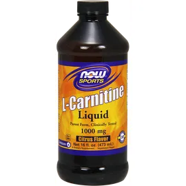 Now Foods L-Carnitine Liquid Citrus Flavor 1000 mg- 16fl. oz. (473)ml