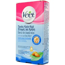 Veet Easy Strip Για Ευαίσθητο Δέρμα 16τμχ.