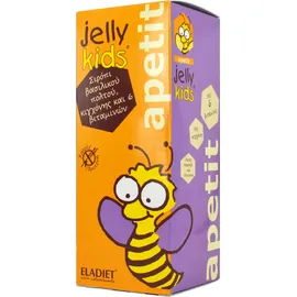Eladiet Jelly Kids Apetit Συμπλήρωμα Διατροφής με Βασιλικό Πολτό και Βιταμίνες Χωρίς Γλουτένη 250ml