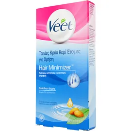 Veet Ταινίες Κρύο Κερί Έτοιμες για Χρήση για Πόδια & Σώμα Ευαίσθητο Δέρμα 20strips