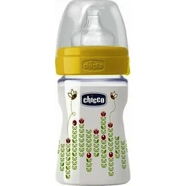 Chicco Mπιμπερό Πλαστικό Well Being  BPA Mε Θηλή Σιλικόνης 0m+ 150ml