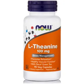 Now Foods L-Theanine 100mg 90 Veg.Caps.
