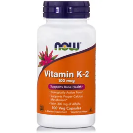 Now Foods Vitamin K-2 100mcg 100 Veg.Caps.