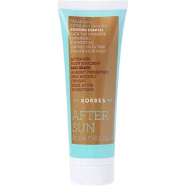 Korres Red Grape After Sun Γαλάκτωμα για μετά την έκθεση στον Ήλιο με κόκκινο σταφύλι κατά της πρόωρης γήρανσης/Συσφικτικό 125ml
