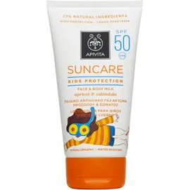 Apivita Suncare Kids Protection Face & Body Milk Spf50 με βερύκοκο & καλέντουλα 150ml