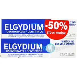 Elgydium Οδοντόκρεμα Whitening Λευκαντική  2 x 100ml