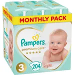 Pampers Premium Care 3 Monthly (6-10kg) 204 Πάνες