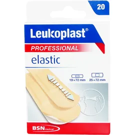 Leukoplast Professional Elastic 2 μεγέθη (19mm X 72mm) + (25mm x 72mm) 20τεμ