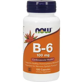 Now foods Vitamin B-6 100mg, 100caps