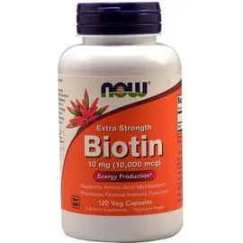Now foods Extra Strength Biotin 10mg 120 Veget.caps