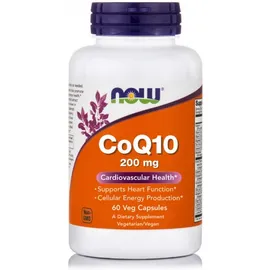 Now Foods CoQ10, 200mg, 60 Veget.caps