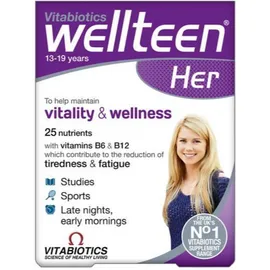 Vitabiotics Wellteen Her Πολυβιταμίνη για Έφηβες & Νέες Γυναίκες 30tabs