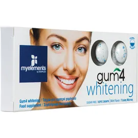 My Elements Gum 4 Whitening Συμπλήρωμα Διατροφής σε μορφή τσίχλας 10τμχ.