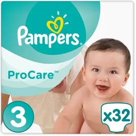 Pampers Procare Premium Protection No.3 (5-9kg) 32 Πάνες