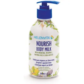 Helenvita Nourish Body Milk, With Argan Oil, Vitamin E, Natural Oils & Shea Butter 300ml