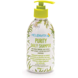 Helenvita Purity Daily Shampoo, With Wheat Protein, Aloe Extract, Honey Extract, Cotton Seed Extract, Panthenol 300ml