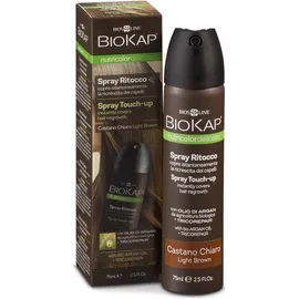BioKap Nutricolor Spray Touch-Up Εκνέφωμα για την Κάλυψη της Ρίζας Ανοιχτό Καστανό 75ml