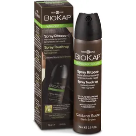 BioKap Nutricolor Spray Touch-Up Εκνέφωμα για την Κάλυψη της Ρίζας Σκούρο Καστανό 75ml