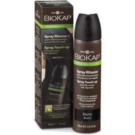 BioKap Nutricolor Spray Touch-Up Εκνέφωμα για την Κάλυψη της Ρίζας Μαύρο 75ml