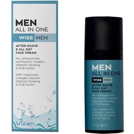 Vican Wise Men All in One After Shave & All Day Face Cream 50ml