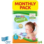 BABYLINO SENSITIVE Monthly Pack No2 (3-6Kg) 200τεμ