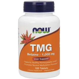 Now Foods TMG (Trimethylglycine) 1000mg 100Tabs