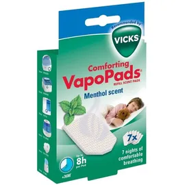 Vicks Comforting Vapopads Menthol Scent Pads Ανταλλακτικές Ταμπλέτες με Άρωμα Μέντας 7tabs