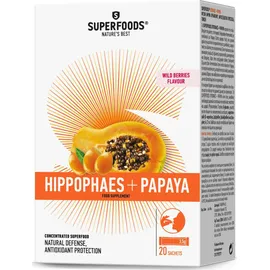 SUPERFOODS Ιπποφαές Παπάγια 20sachets