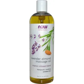NOW Solutions Lavender Almond Massage Oil 16fl.oz.(473ml)