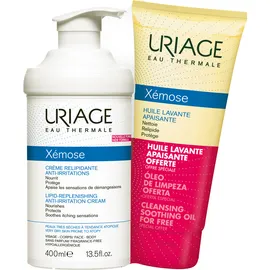 Uriage PROMO XEMOSE Creme Relipidante Anti-Irritations 400ml + ΔΩΡΟ Huile Lavante Apaisante 200ml