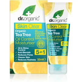 DR.ORGANIC Skin Clear Organic Tea Tree Oil Control Moisturiser 50ml