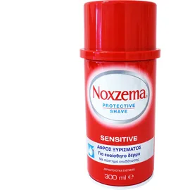 Noxzema Protective Shave Sensitive Foam Αφρός Ξυρίσματος για Ευαίσθητο Δέρμα 300ml