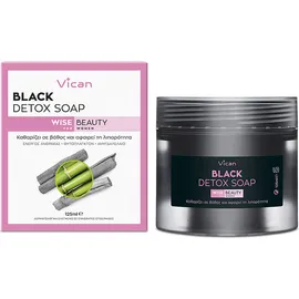 Vican Wise Beauty for Women Black Detox Soap 125ml