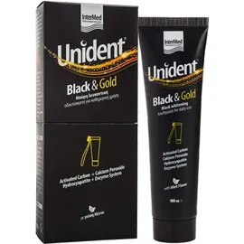 Intermed Black & Gold Black Whitening Toothpaste με Γεύση Μέντα 100ml