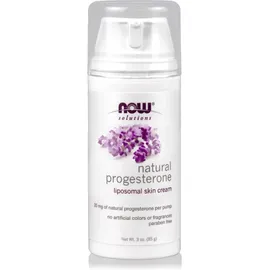 Now Solutions Natural Progesterone Liposomal Skin Cream Unscented 85gr