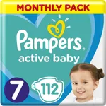 Pampers Active Baby Νο.7 (15+kg) 112τμχ