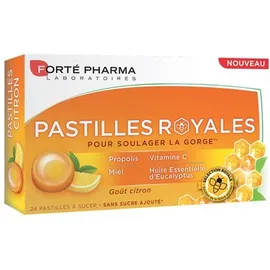 Forte Pharma Pastiles Royales με Πρόπολη για τον Πονόλαιμο με Γεύση Λεμόνι 24τμχ