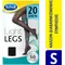 Εικόνα 1 Για Scholl Light Legs Καλσόν Διαβαθμισμένης Συμπίεσης 20Den Black Small 1 ζευγάρι