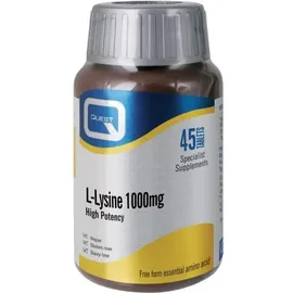 Quest L-Lysine 1000mg 45tabs