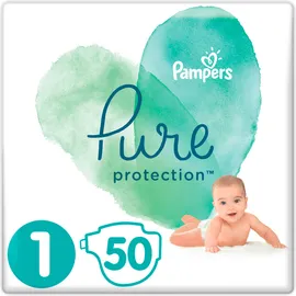 Pampers Pure Protection No 1 (2-5kg) 50τμχ