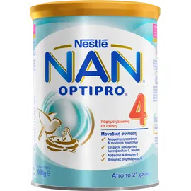 Nestle Nan Optipro 4 Ρόφημα Γάλακτος σε Σκόνη από τον 2ο Χρόνο 400gr