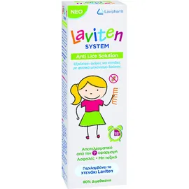 Laviten System Anti Lice Solution Αντιφθειρική Λοσιόν 125ml