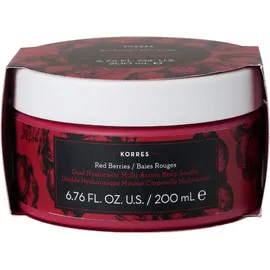 Korres Dual Hyaluronic Multi-Action Body Souffle Red Berries 200ml