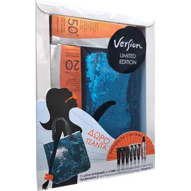 Version Invisible Mist SPF20 50ml + Cream Gel Anti-Aging SPF50+ 50ml + ΔΩΡΟ Τσάντα