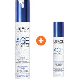 Uriage Age Protect Cream Multi-Action 40ml & ΔΩΡΟ Age Protect Creme Nuit Detox Multi-Action 10ml